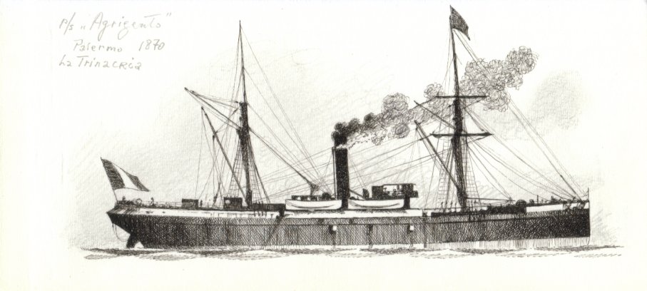 1870 - Piroscafo 'Agrigento'